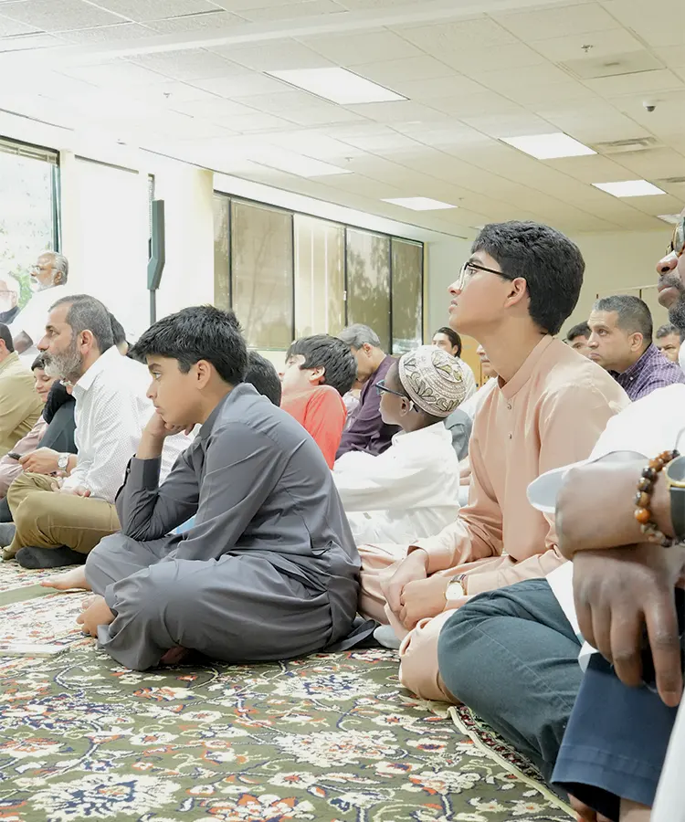Community gathering at the Muslim Wellness Center